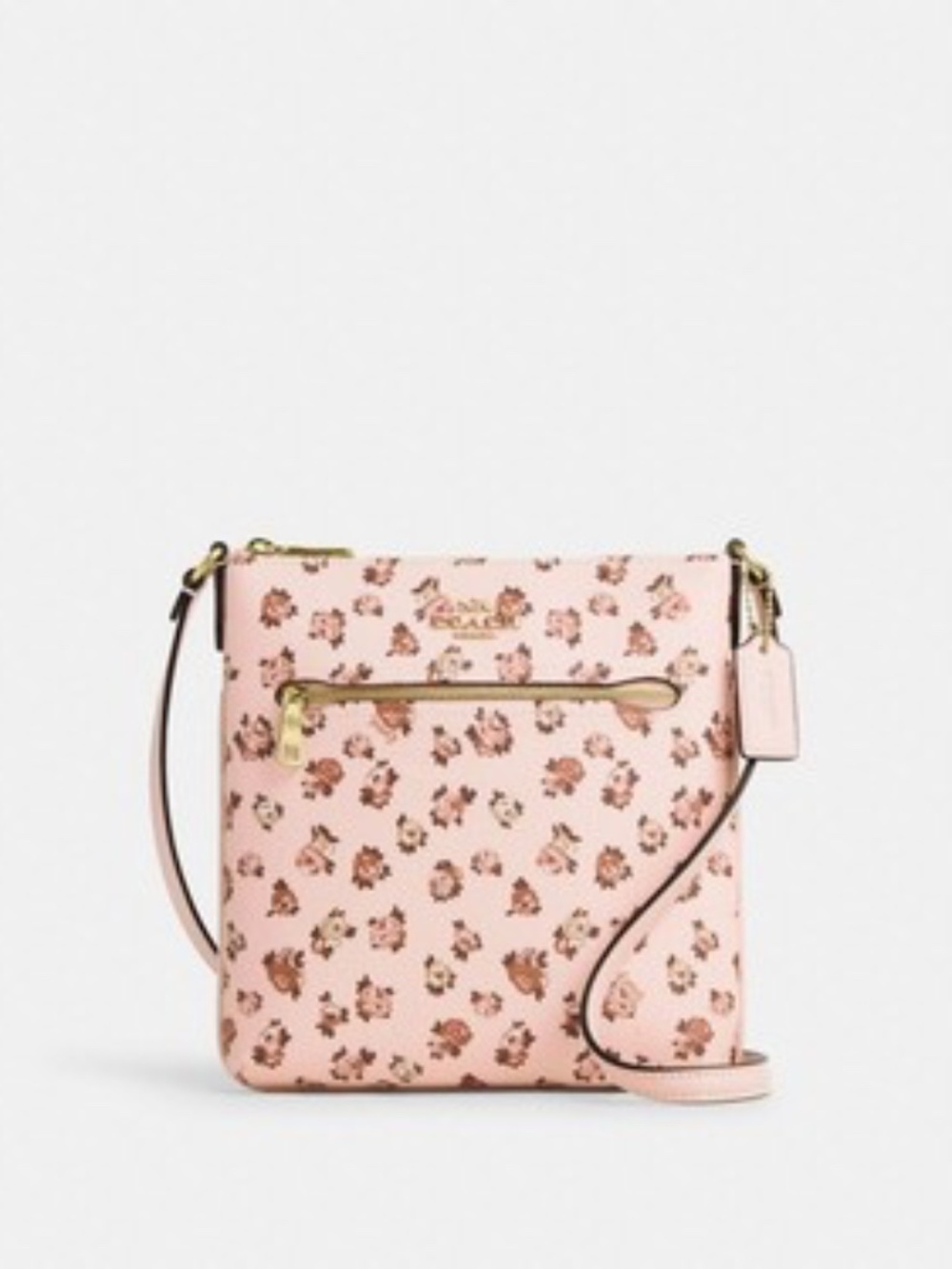 Mini Rowan File Bag With Rose Print